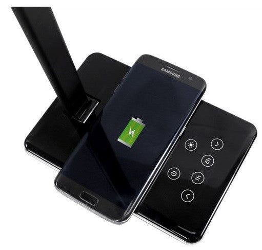 Lámpara con cargador inalambrico de celular LH4