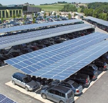 Estructura de estacionamiento para sistema solar SCC1