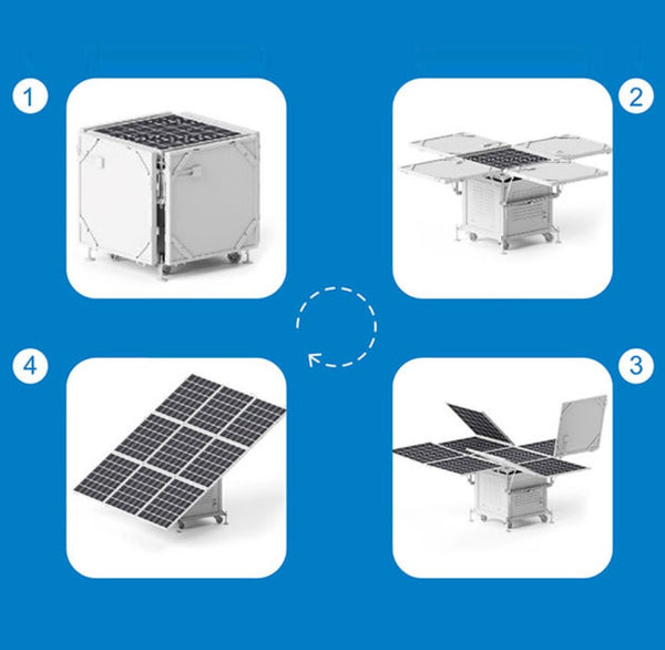 Sistema de Energía Solar autosustentable portátil  SES5