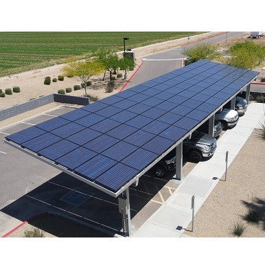 Estructura de estacionamiento para sistema solar SCC1