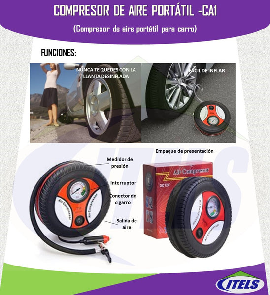 Inflador para carro CA1