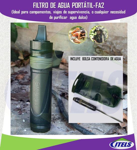 Filtro de agua portátil FA2