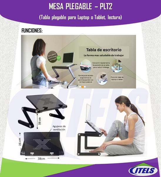 Mesa Plegable para Laptop PLT2
