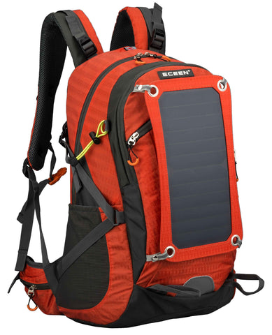 Mochila con panel solar para caminatas MPS10