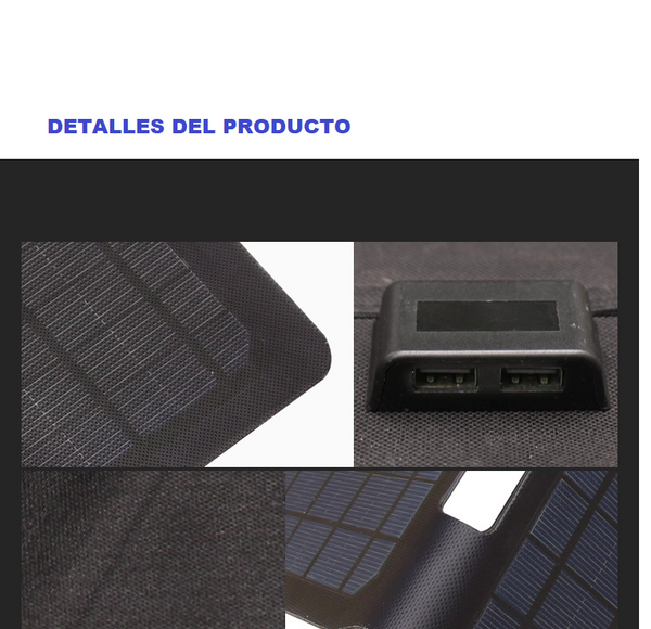 Panel Solar portátil con cubierta ETFE - PS9