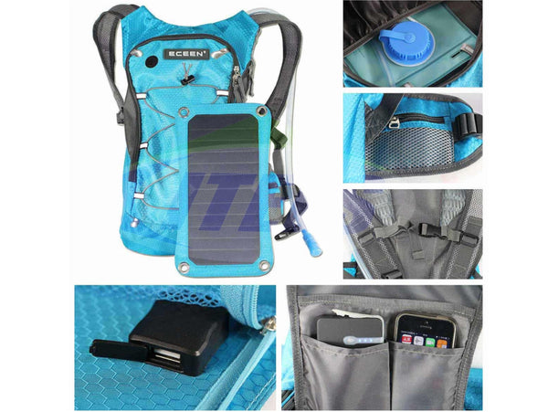 Mochila con panel solar MPS1