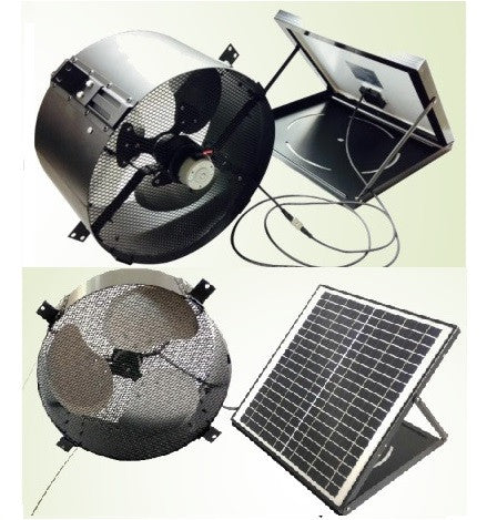 Ventilador con panel solar VP5