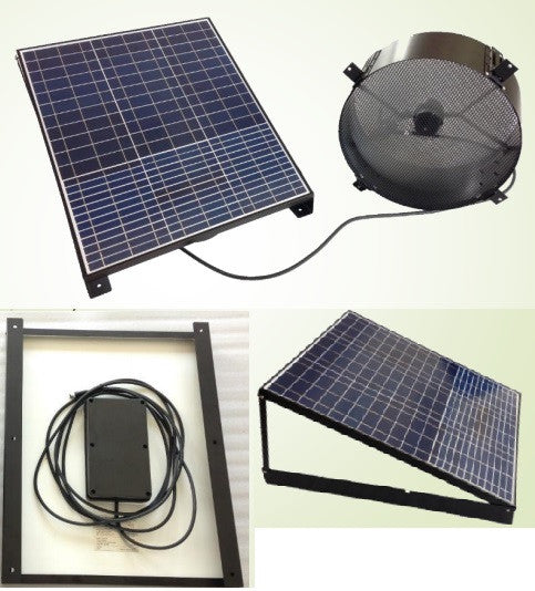 Ventilador con panel solar VP5